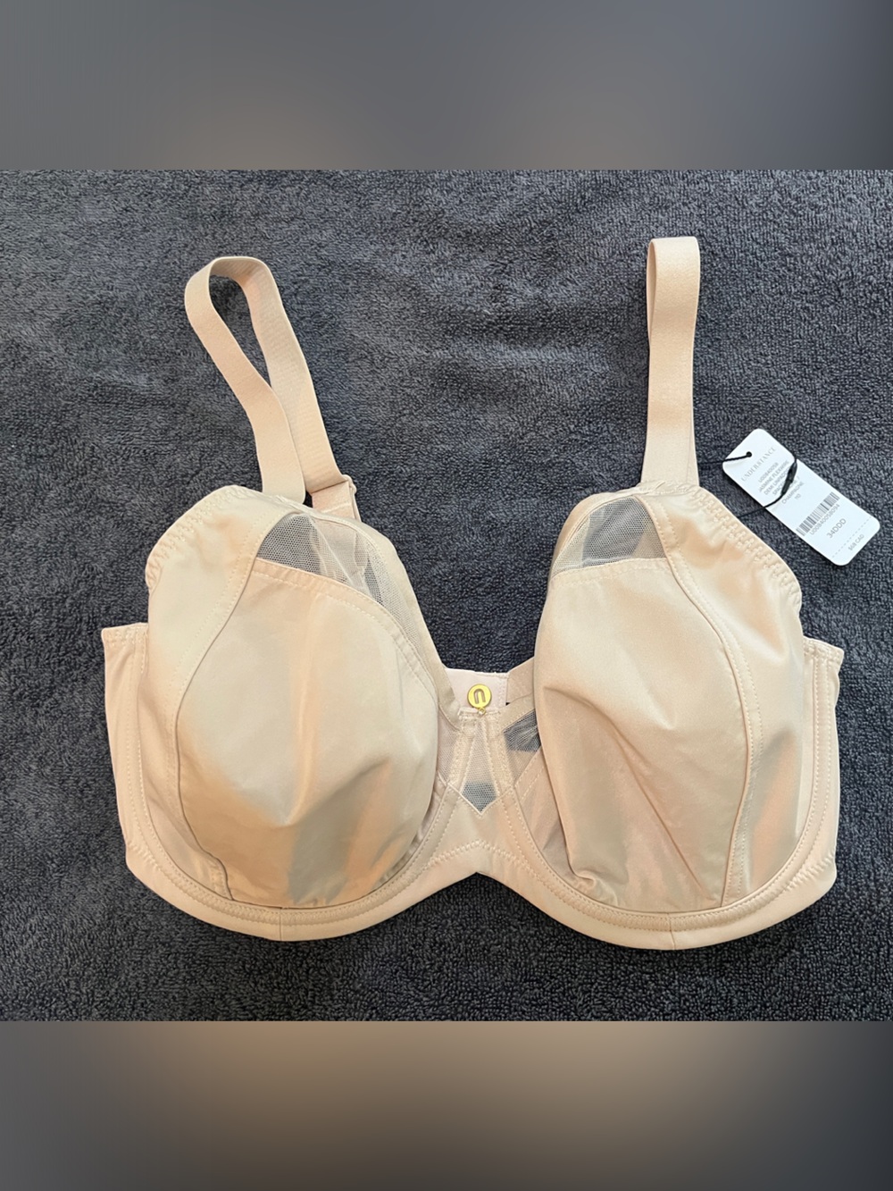 NWT Understance Jasmine Flexwire Demi Unpadded Spacer Bra - Champagne 34DDD